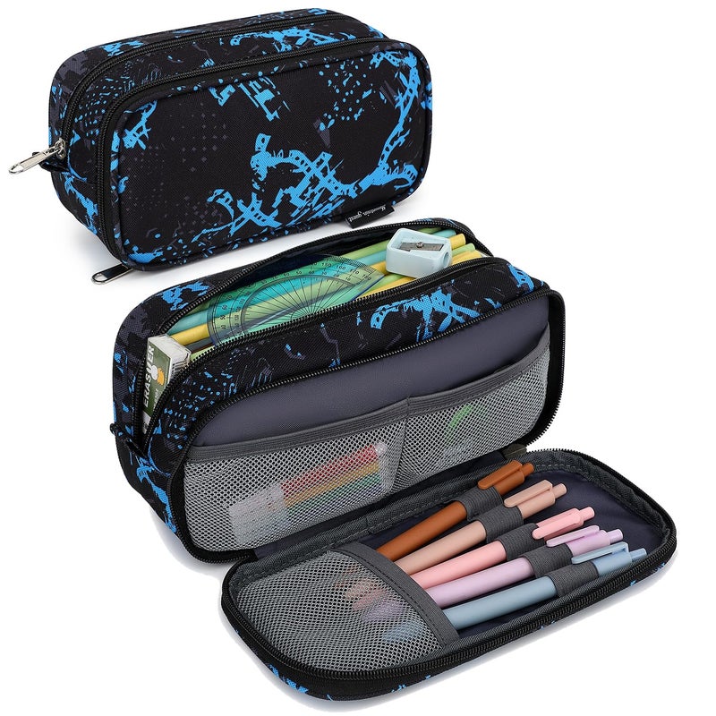 Mountain guest Pencil Cases for kids Large Capacity Pencil Pouch Office College School Marker Organizer Case pen for Men Women Adult Teens