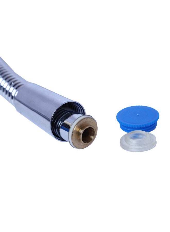 Zury ZURY Hose for Hand Shower | Heavy Quality Pipe with Brass Nuts | Health Faucet Tube Pipe | | Brass Inner Chain (1 Meter) - Image 4