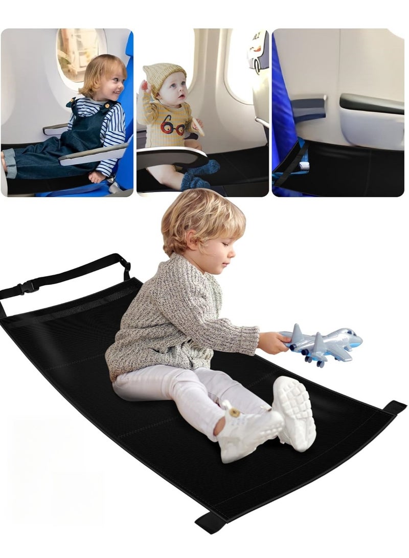 Toddler Travel Bed, Airplane Travel Seat Essentials Kids, Portable Toddler Bed, Baby Airplane Travel Cot Accessories, Airplane Must Haves for Toddlers  - Image 1