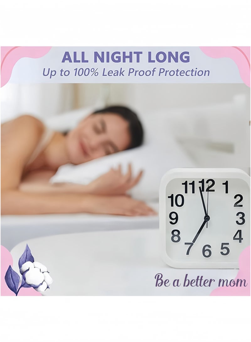 ميسكر 10 عبوات من سراويل الدورة الشهرية للحماية الصحية، 10 عبوات من الفوط الصحية ذات نمط السروال، ملابس داخلية واقية للنساء، متوسطة/كبيرة/كبيرة تسحب لأعلى - Image 5