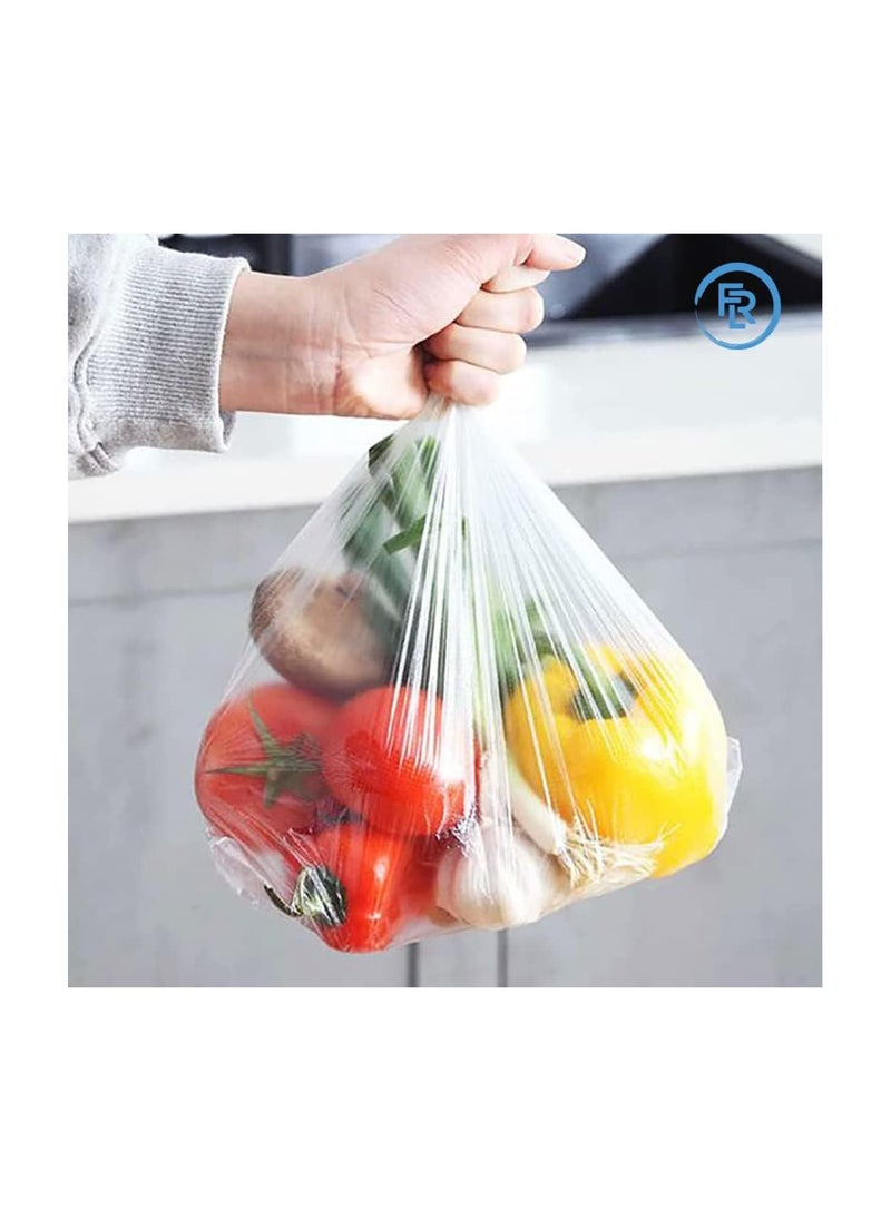 ALAZMATH.STORE - Transparent Clear Polythene Plastic Bags Roll for Multipurpose Packing Grocery Fruits Vegetable - Image 1