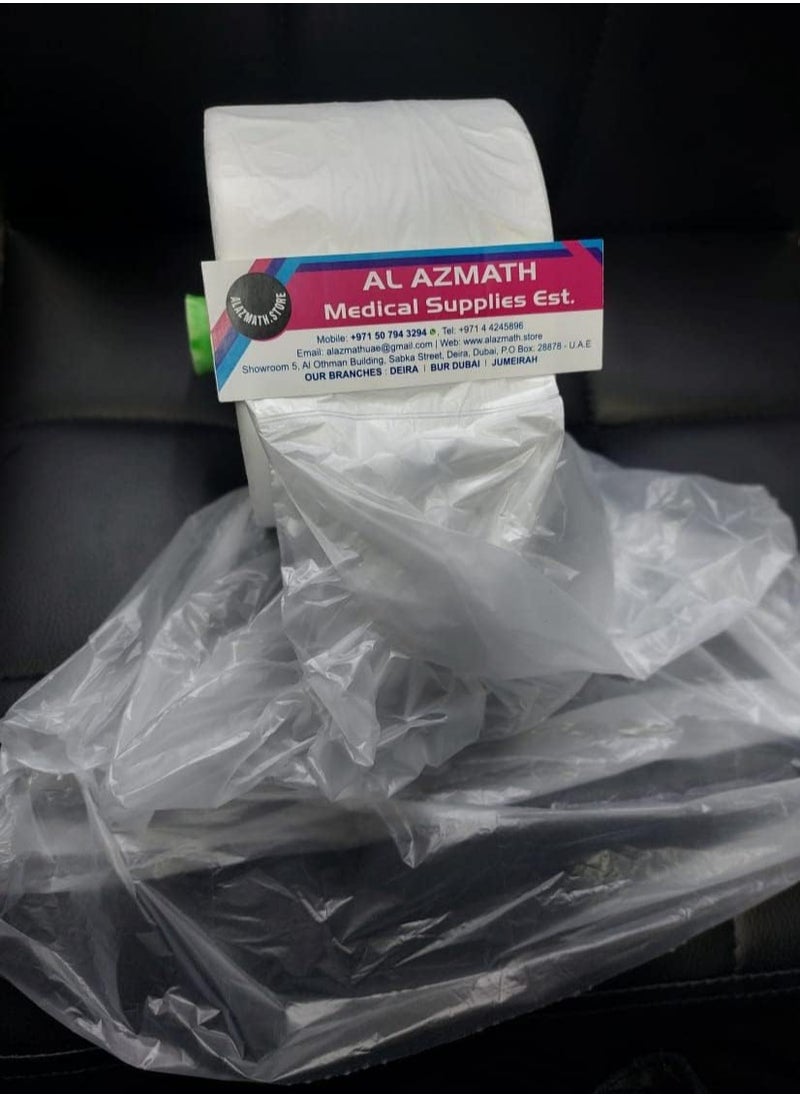 ALAZMATH.STORE - Transparent Clear Polythene Plastic Bags Roll for Multipurpose Packing Grocery Fruits Vegetable - Image 1