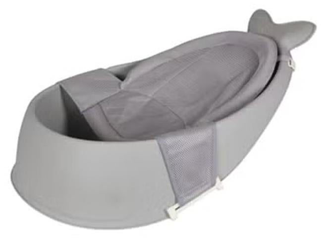 LO.BABY.VE Baby bathtub - suitable for babies aged 0-3, anti-slip design, comfortable bathing - Image 1