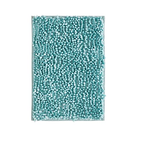 Villedomo Bathmats | Machine Washable | Antiskid Bath mats | Water soak Bath mats (50 x 80 CM 1 Piece, Teal) - Image 4