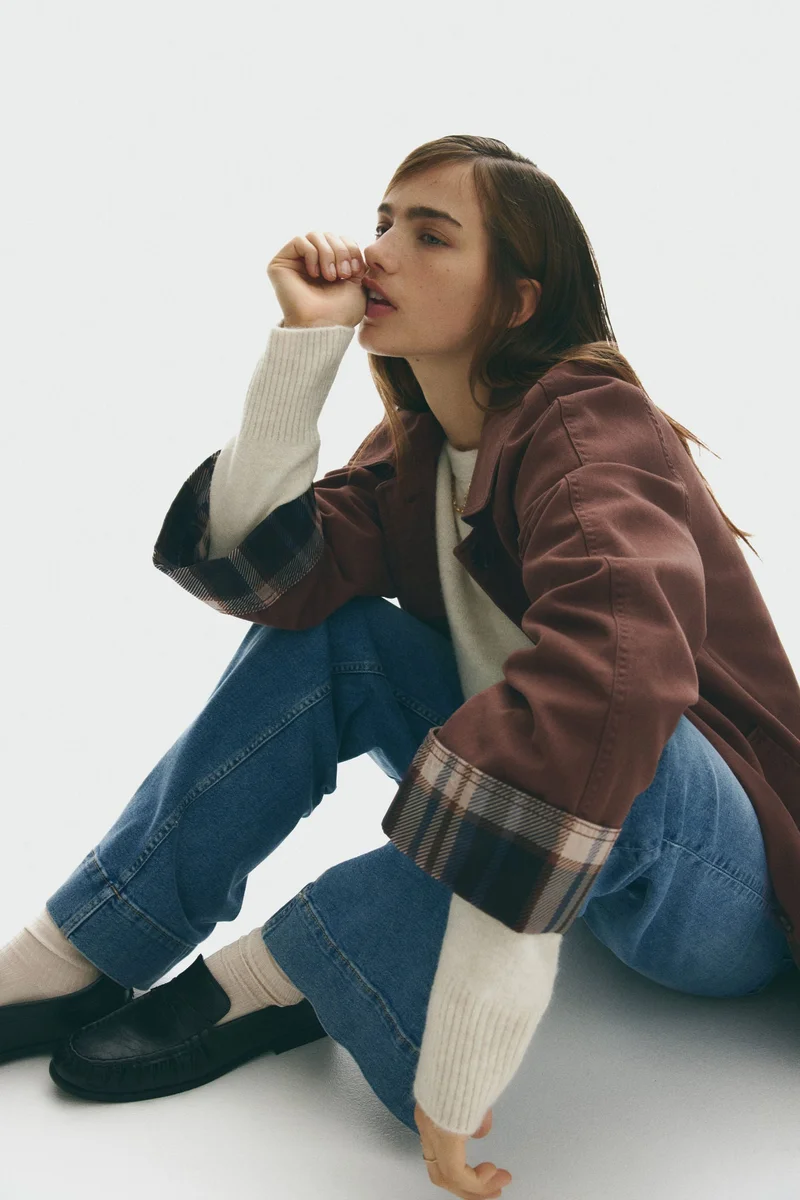 اتش اند ام معطف طويل