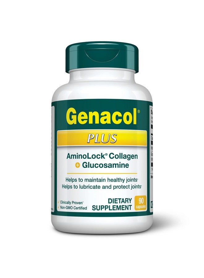 Genacol Glucosamine & Collagen Joint Supplement Glucosamina Colageno Hidrolizado Capsules | Lubricates Joints, Reduces Joint Discomfort, Maintains Optimum Joint Health Plus 90 Capsules - Image 1