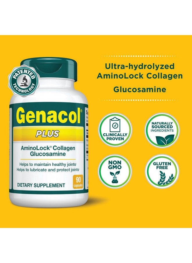 Genacol Glucosamine & Collagen Joint Supplement Glucosamina Colageno Hidrolizado Capsules | Lubricates Joints, Reduces Joint Discomfort, Maintains Optimum Joint Health Plus 90 Capsules - Image 2