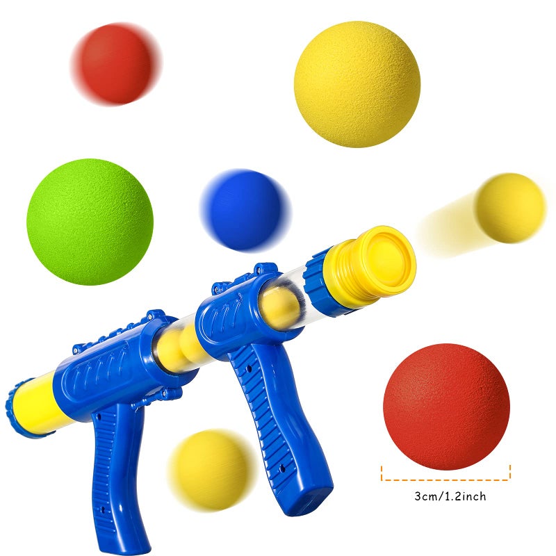 Sumind 48 Pieces Foam Balls Bulk Rounds Refill Balls Soft Foam Bullet Replacement Refill Pack for Blasters Guns for Kids Birthday Party Games Favors Gifts for Boys and Girls(Red, Blue, Green, Yellow) - Image 2