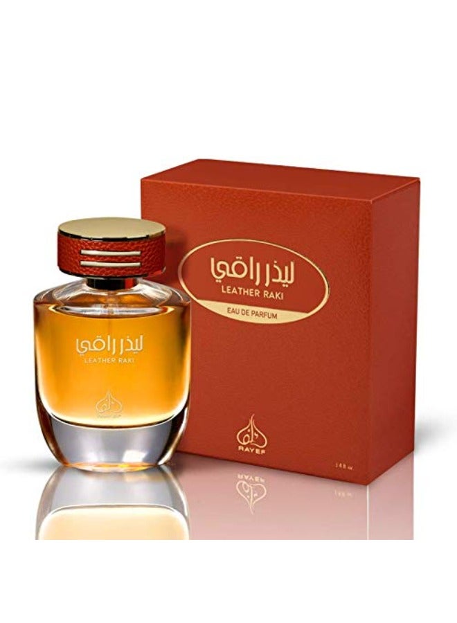 RAYEF Leather Raki Eau de Parfum for Unisex - 100ml - Image 1