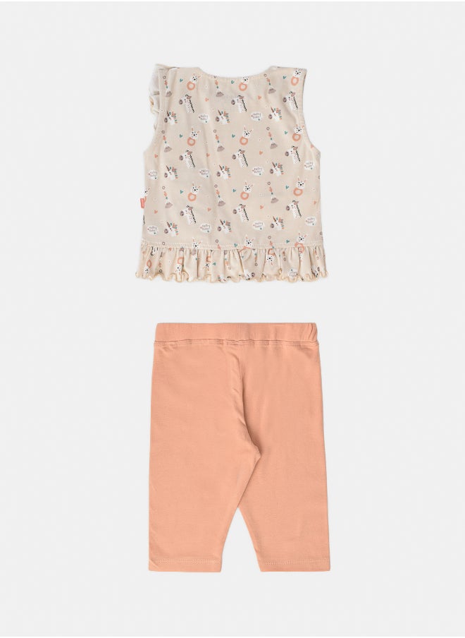 Junior Baby Girls Pajama Set  - Image 2