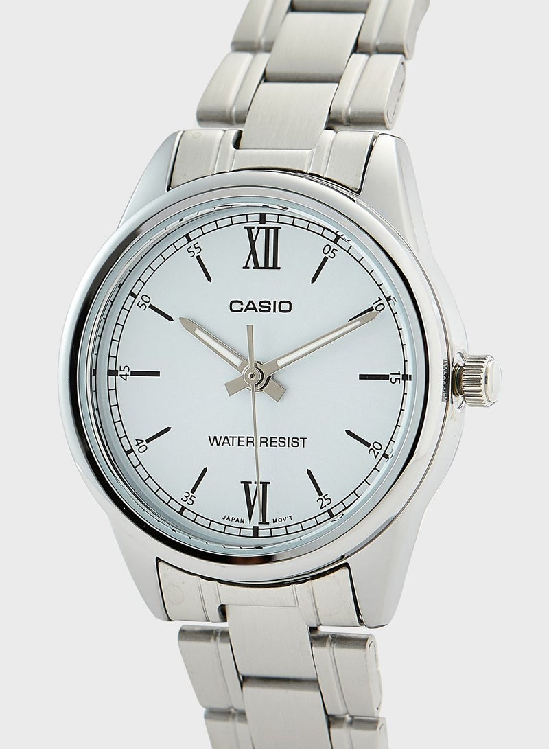 كاسيو ساعة يد بعقارب وسوار من الفولاذ - Image 2