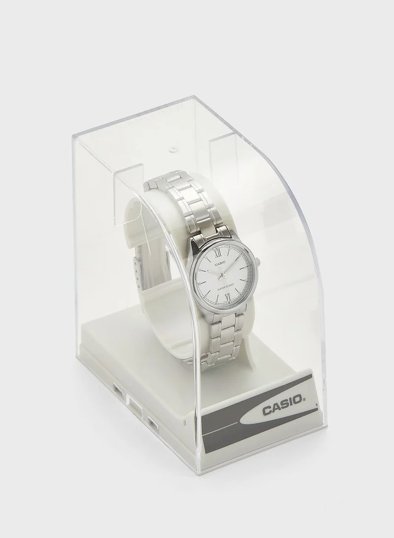 CASIO Steel Strap Analog Watch
