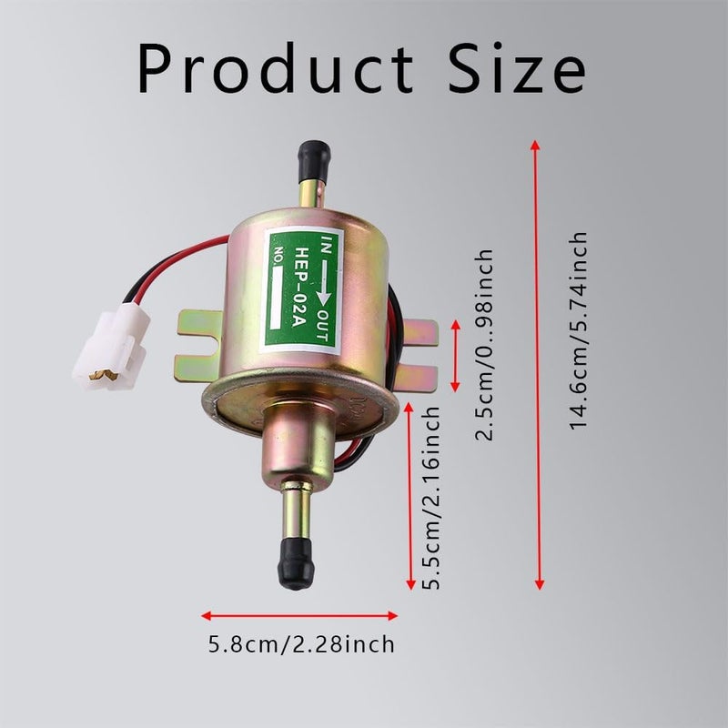 HAOBO 12V Electric Fuel Pump HEP-02A - Image 2