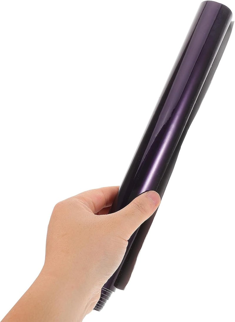 High Gloss Metallic Purple Vinyl Wrap Roll 1.52m X 30cm Full Car Wrap Self-Adhesive Auto Body Protection Film for Vehicle Exterior Decoration - Image 3