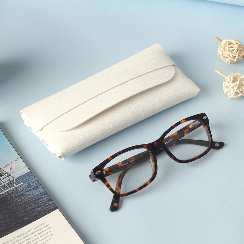 VIVID Vision Unisex Adult Lightweight Eyewear Specs Case Cover | Protect Eye Glasses | Chashma Dibbi | Spectacle Box | Closure - Button | Artificial Leather - Image 5