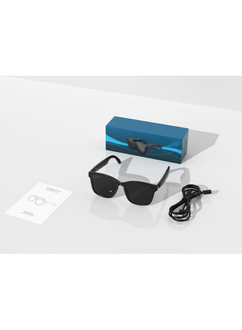 Smart Bluetooth Glasses – Blue Light Blocking, UV Protection, Call & Music (Black) - Image 4