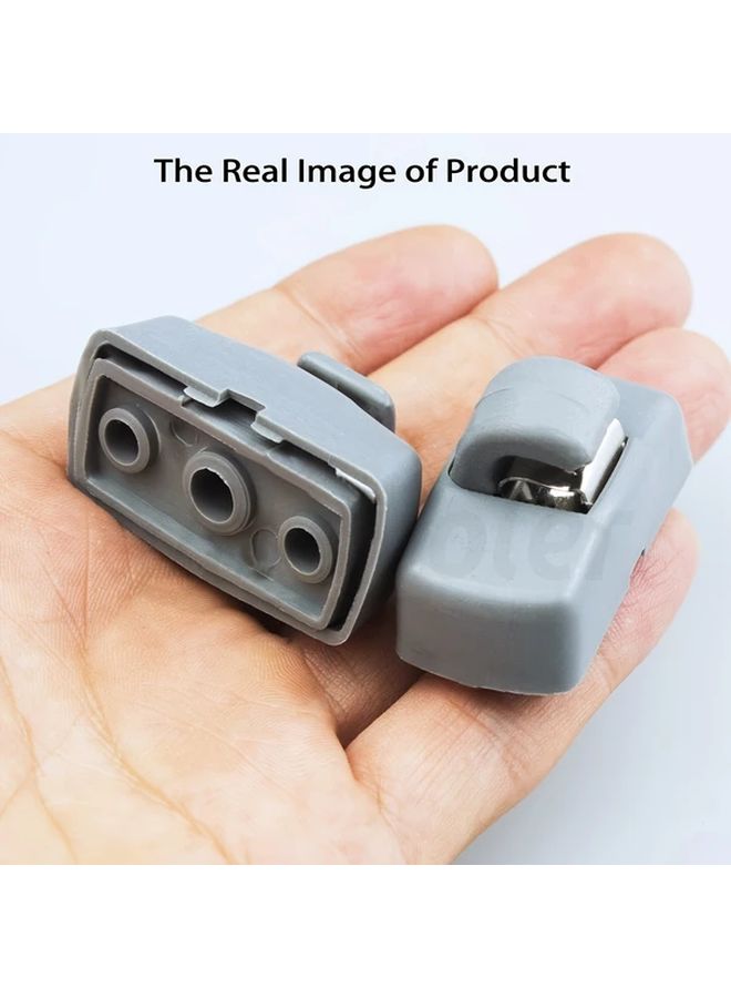 2 Pack Plastic Sun Visor Clip Bracket Hangers Compatible with VW Transporter T4 T5 T5.1 T6 - Image 3