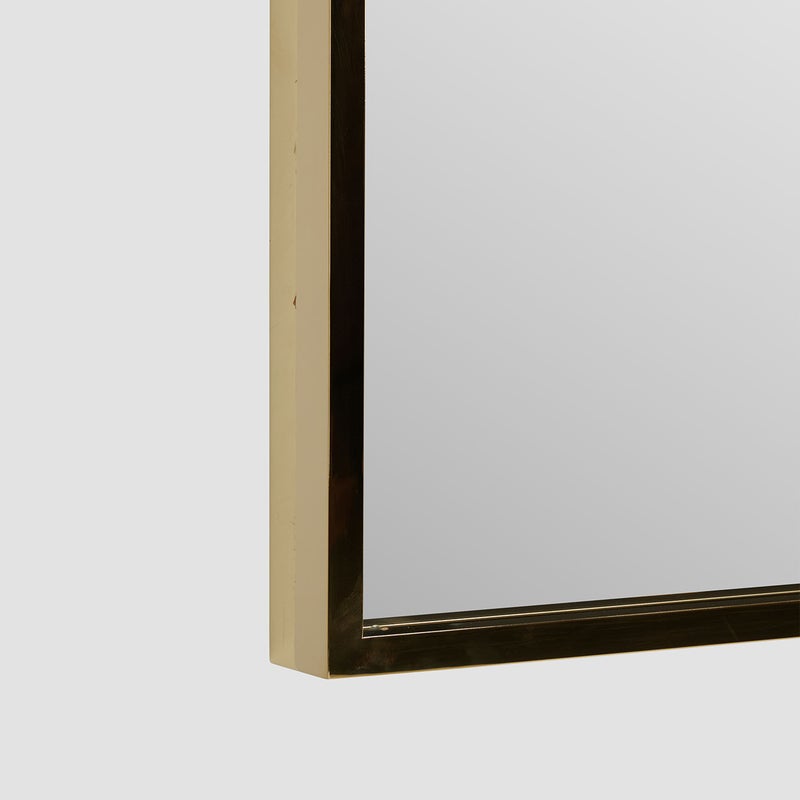 AL HUZAIFA FURNITURE Gayla Mirror, Antique Brass - Image 3