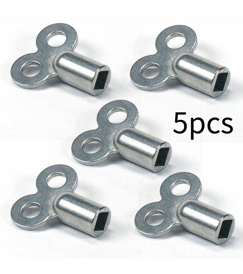 Set Of 5 Universal Radiator Bleed Keys Silvery - Image 5