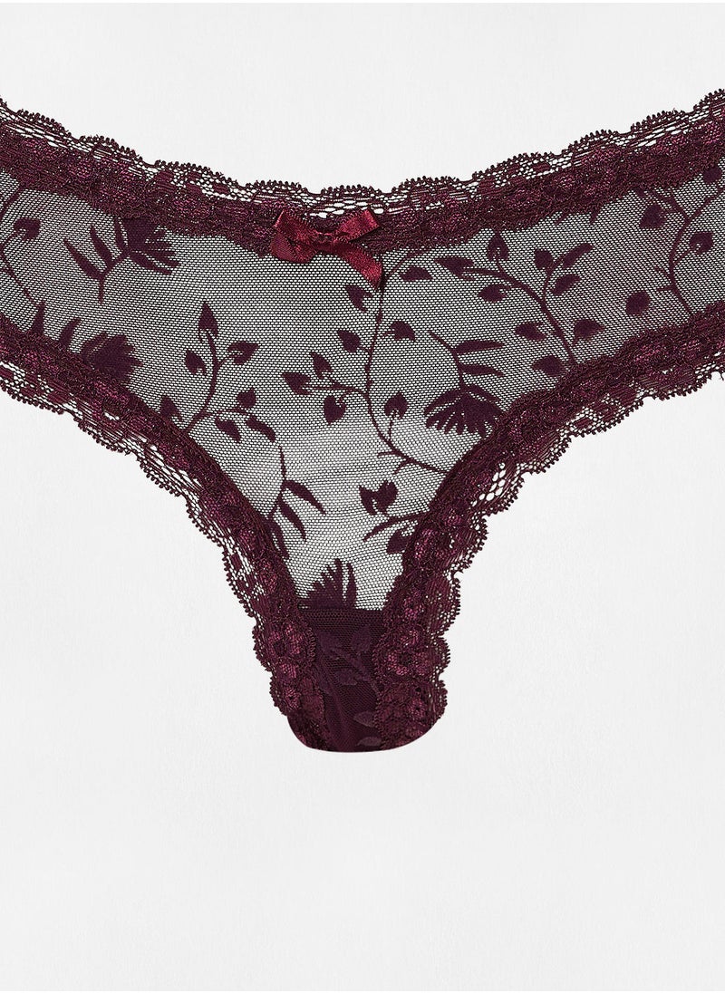hunkemoller - 3-Pack V-Shape Brazilian Thong - Image 1