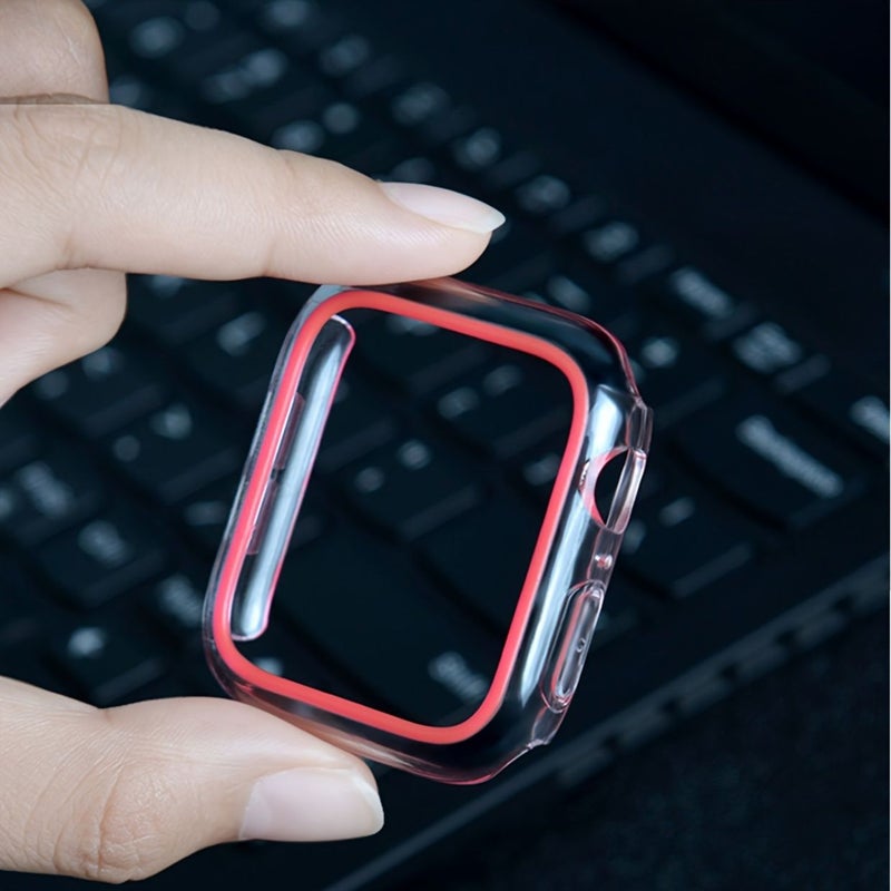 متوافق مع ساعة Luminous Green 41MM Iwatch Ultra 44 45 40 42 غلاف بلاستيكي صلب يتوهج في الظلام لسلسلة 9 8 7 6 5 4 3 SE - Image 4