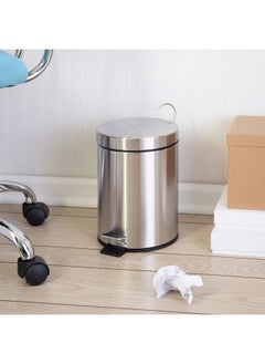 Honey-Can-Do Mini Stainless Steel Trash Can with Lid and Foot Pedal TRS-01449 Silver - pzsku/Z0910055A5B1CCDAD0FA7Z/45/_/1731699588/2cb72d3b-ca44-4d74-8bdb-91d821143119