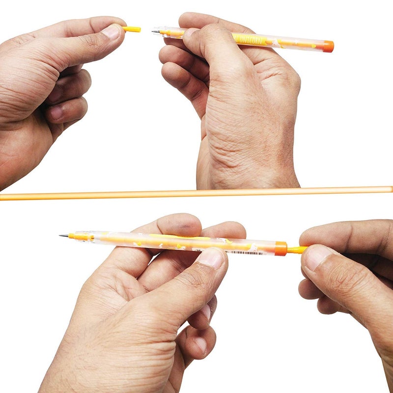 Asera Unicorn Fancy Pencils Push Pencils for kids Birthday Return Gifts Party Favours favors Take away Gifts (Pack of 48) - Image 3