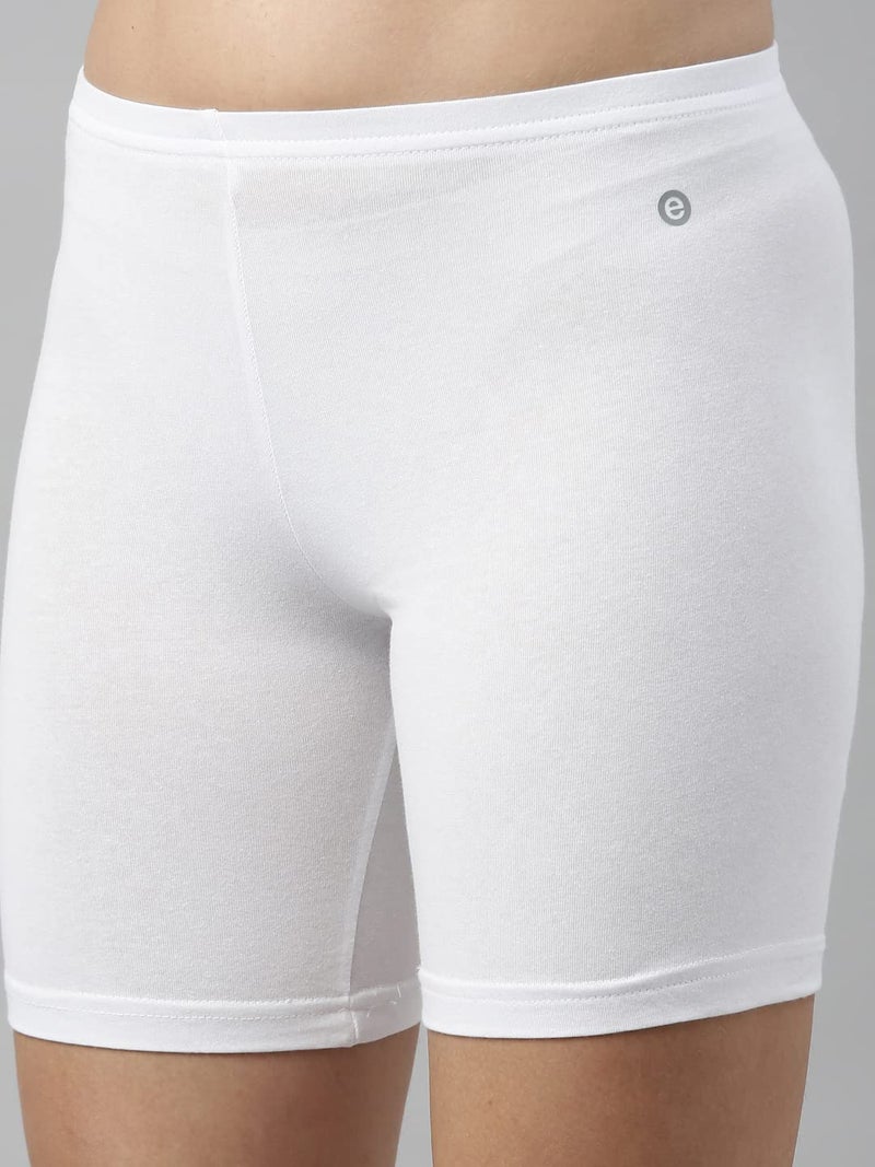 Enamor Women's Shorts (White, L) - Image 5