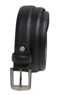 LAVERI LEATHER GENUINE LEATHER 25 MM UNISEX  FORMAL  BELT  IN BLACK  - Image 2