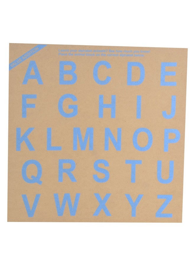 Skillofun Wooden Animal Alphabet Tray, Learn Through Play, Self-Corrective Puzzle For Kids, Enhance Cognitive Skills, Hand-Eye Coordination, Dexterity, Eco-Friendly, Non-Toxic.  - Image 2
