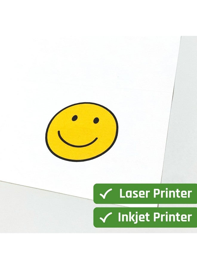 TownStix 30 Sheets - Half Sheet Shipping Labels, Printable Sticker Paper, for Laser & Inkjet Printers - 2 per Sheet, 60 Pieces - Image 5