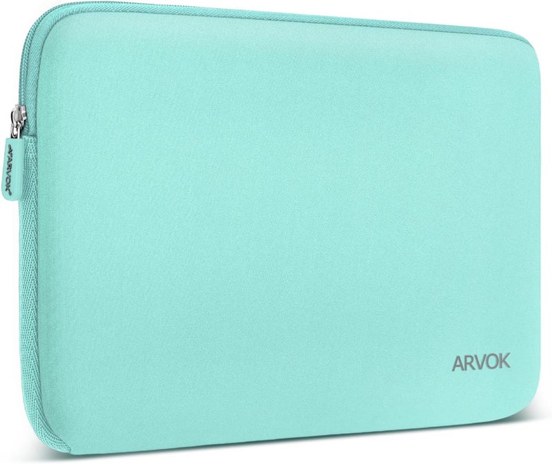 ARVOK 17-17.3 Inch Laptop Sleeve Multi-Color Size Choices Case/Water-Resistant Neoprene Notebook Computer Pocket Tablet Briefcase Carrying Bag/Pouch Skin Cover for HP/Dell/Lenovo/Asus/Acer Light Green - Image 1