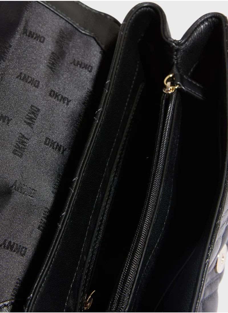 DKNY Evon Flap Over Crossbody Bags