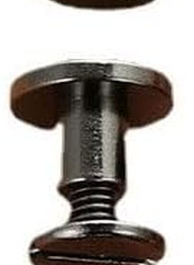 10 Sets 5x8mm Green Bronze Luggage Leather Metal Craft Flat Belt Screws Nail Rivets - Image 2