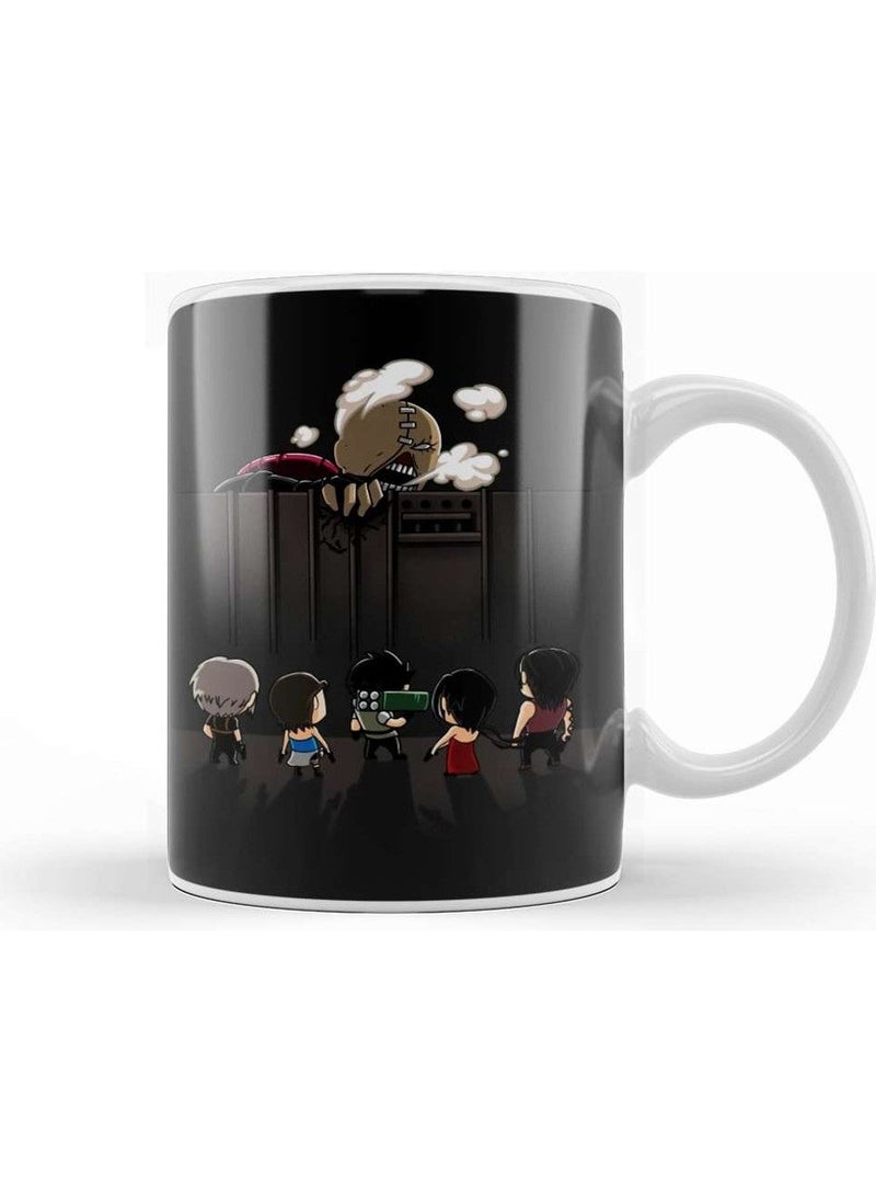 Print Shop Resident Evil Attack On Evil Mug Porcelain
