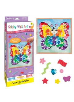 Creativity for Kids Sticky Wall Art: Butterfly Toddler Sensory Toys Crafts For Toddlers 3 4+  - Image 2