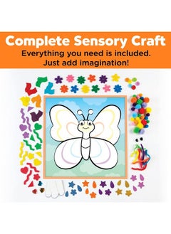 Creativity for Kids Sticky Wall Art: Butterfly Toddler Sensory Toys Crafts For Toddlers 3 4+  - Image 4