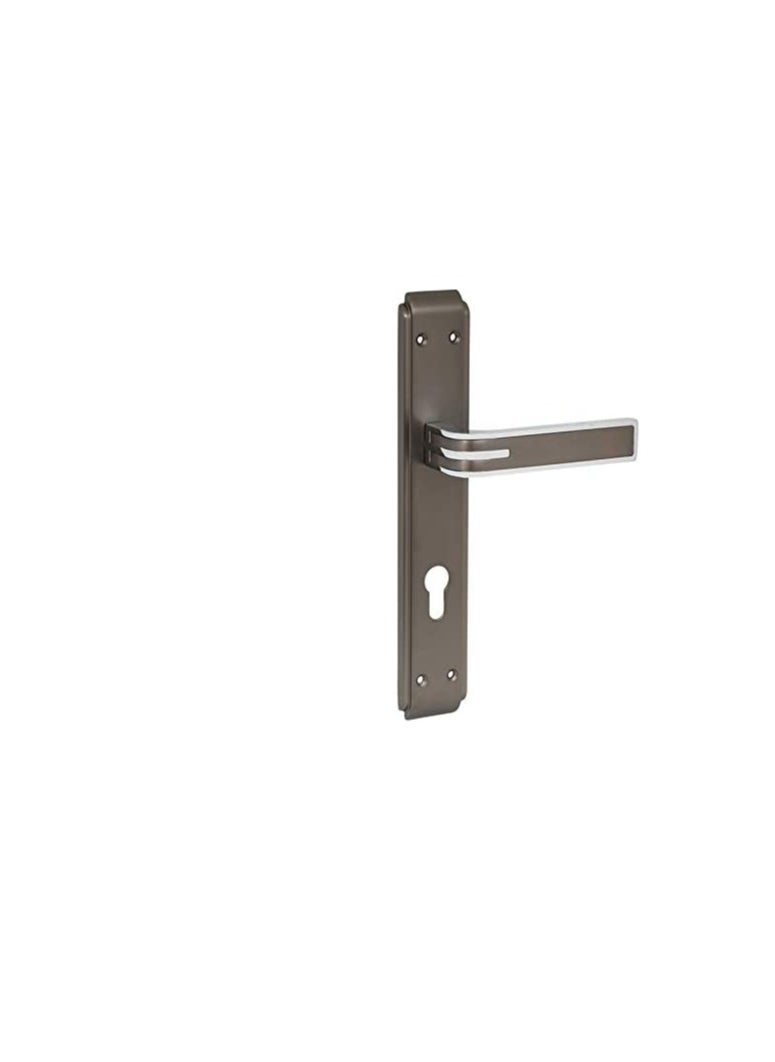 ROBUSTLINE Robustline Door Handle | Zinc Material | Blackish Silver Color | Strip Design Handle  - Image 2