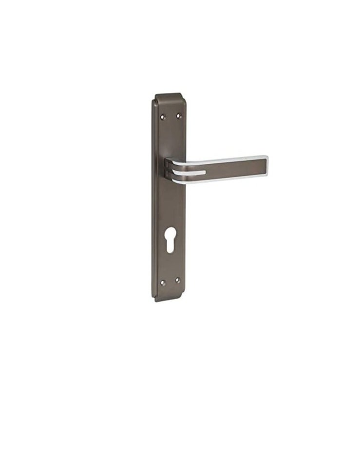 ROBUSTLINE Robustline Door Handle | Zinc Material | Blackish Silver Color | Strip Design Handle  - Image 3