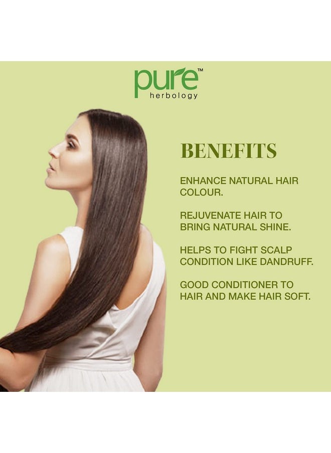 Pure Herbology - Natural Indian Indigo Powder For Hair Care, 100Gm - Image 1