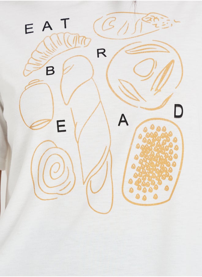 Take Two Take Two Graphic Print Regular Fit T-Shirt  - Image 4
