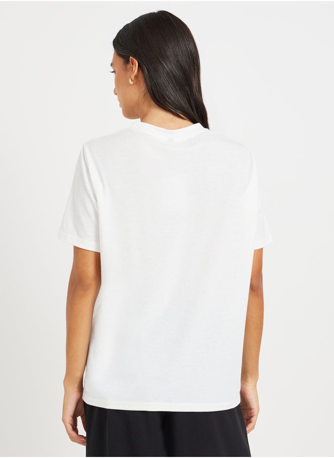 Take Two Take Two Graphic Print Regular Fit T-Shirt  - Image 5