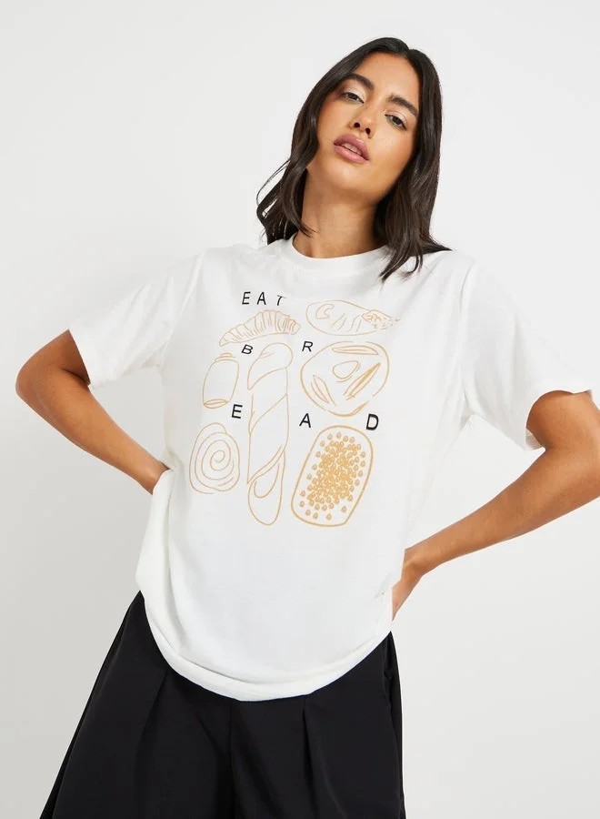 Take Two Take Two Graphic Print Regular Fit T-Shirt