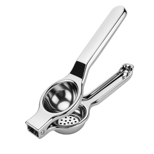SimpliDeals Stainless Steel Lemon Squeezer – Heavy Duty Citrus Juicer Press for Lemons, Oranges & Limes – Manual Handheld Juicer Extractor, Rust-Resistant & Easy to Clean (Lemon Squezer) - Image 1