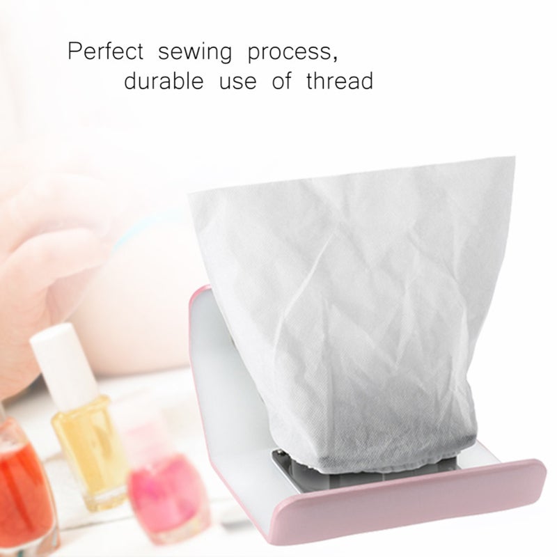 أكياس فراغ للفن الأظافر: قماش غير منسوج 80 جرام - أكياس جمع الغبار القابلة لإعادة الاستخدام ذات الحزام المرن الأوسع للغاية لمجمعات الغبار في صالونات الأظافر - Image 4