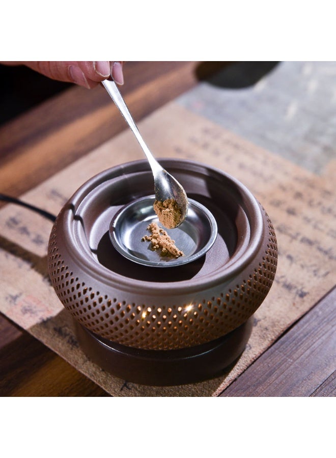 Y&D Electric Ceramic Incense Burner - Safe Easy-to-Use Aroma Diffuser | Fresh Air, Home Decor & Cozy Vibe - Image 3