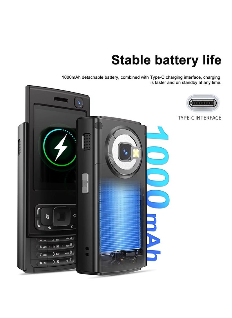 Hope - Hope N95Pro Dual SIM Mobile Phone, 2.0 Inch Screen, 1000mAh Battery, 2G Network Support, MP4/MP3 Player, Bluetooth, Radio, Social Networking - Image 1