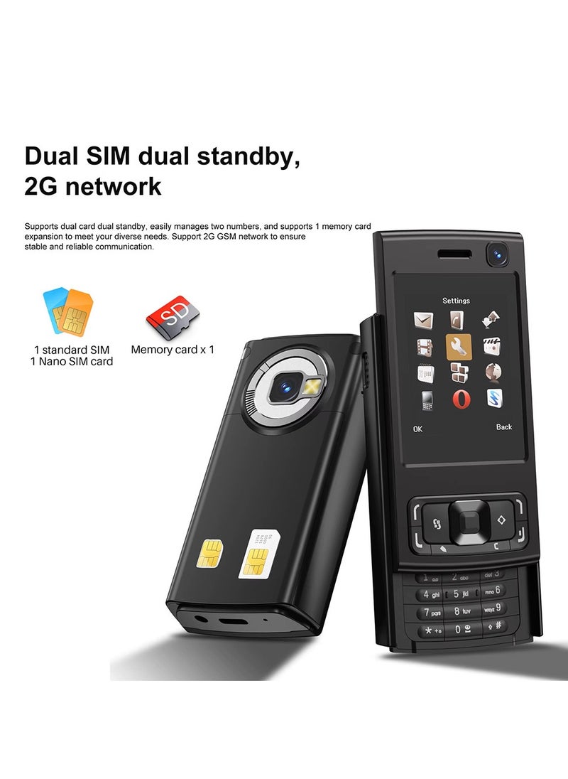 Hope - Hope N95Pro Dual SIM Mobile Phone, 2.0 Inch Screen, 1000mAh Battery, 2G Network Support, MP4/MP3 Player, Bluetooth, Radio, Social Networking - Image 1