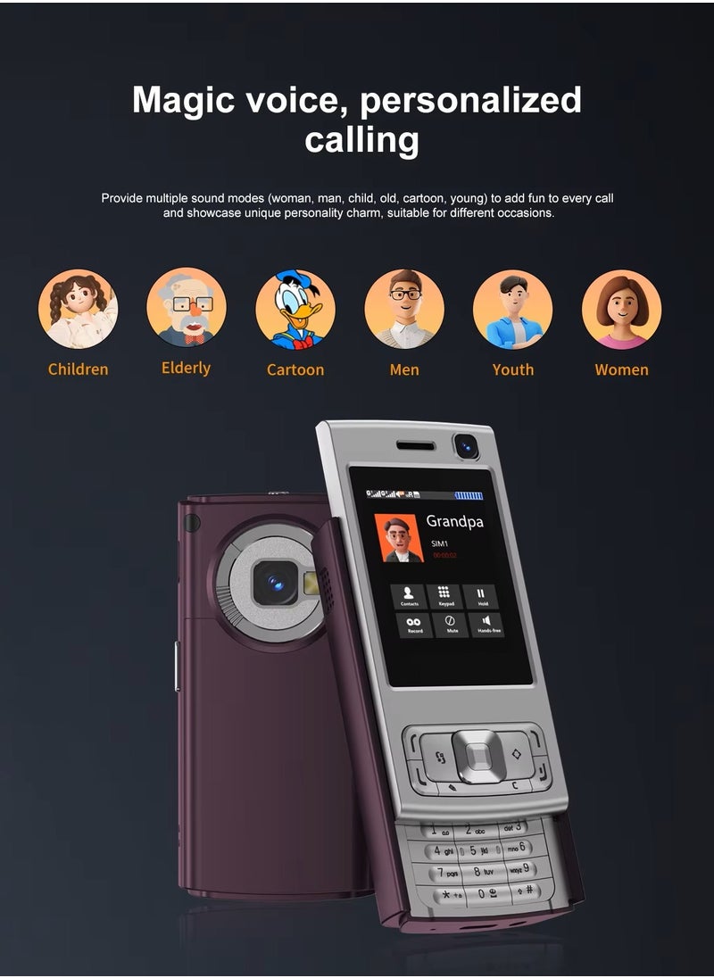 Hope - Hope N95Pro Dual SIM Mobile Phone, 2.0 Inch Screen, 1000mAh Battery, 2G Network Support, MP4/MP3 Player, Bluetooth, Radio, Social Networking - Image 1