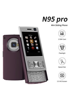 Hope Hope N95Pro Dual SIM Mobile Phone, 2.0 Inch Screen, 1000mAh Battery, 2G Network Support, MP4/MP3 Player, Bluetooth, Radio, Social Networking  - Image 2